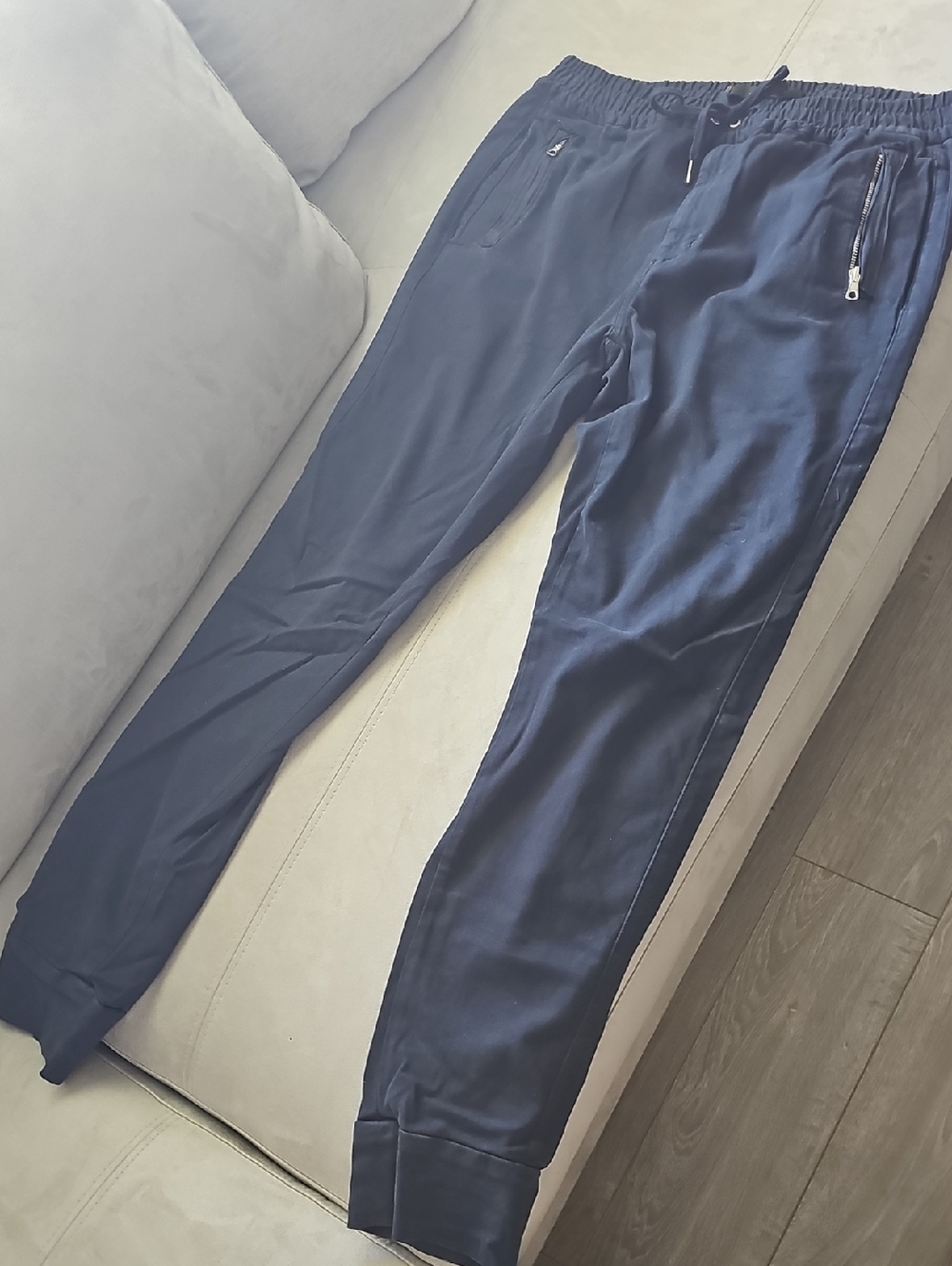 Joe's Jeans Navy Zip-Pocket Jogger Sweatpants